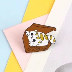 Cat - If I Fits, I Sits - Enamal Pin